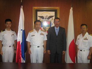 Courtesy Visit of Japan Maritime Self-Defense Forces Training Squadron